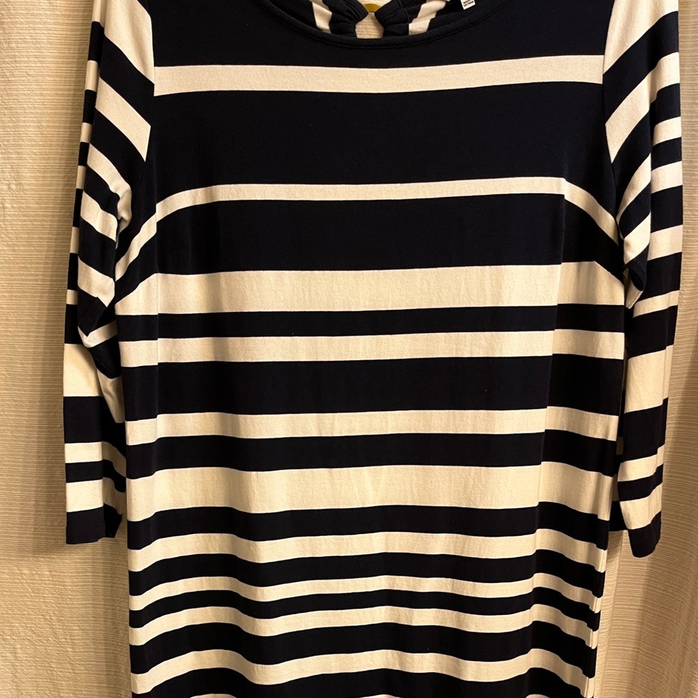 Navy Striped Crown & Ivy Dress